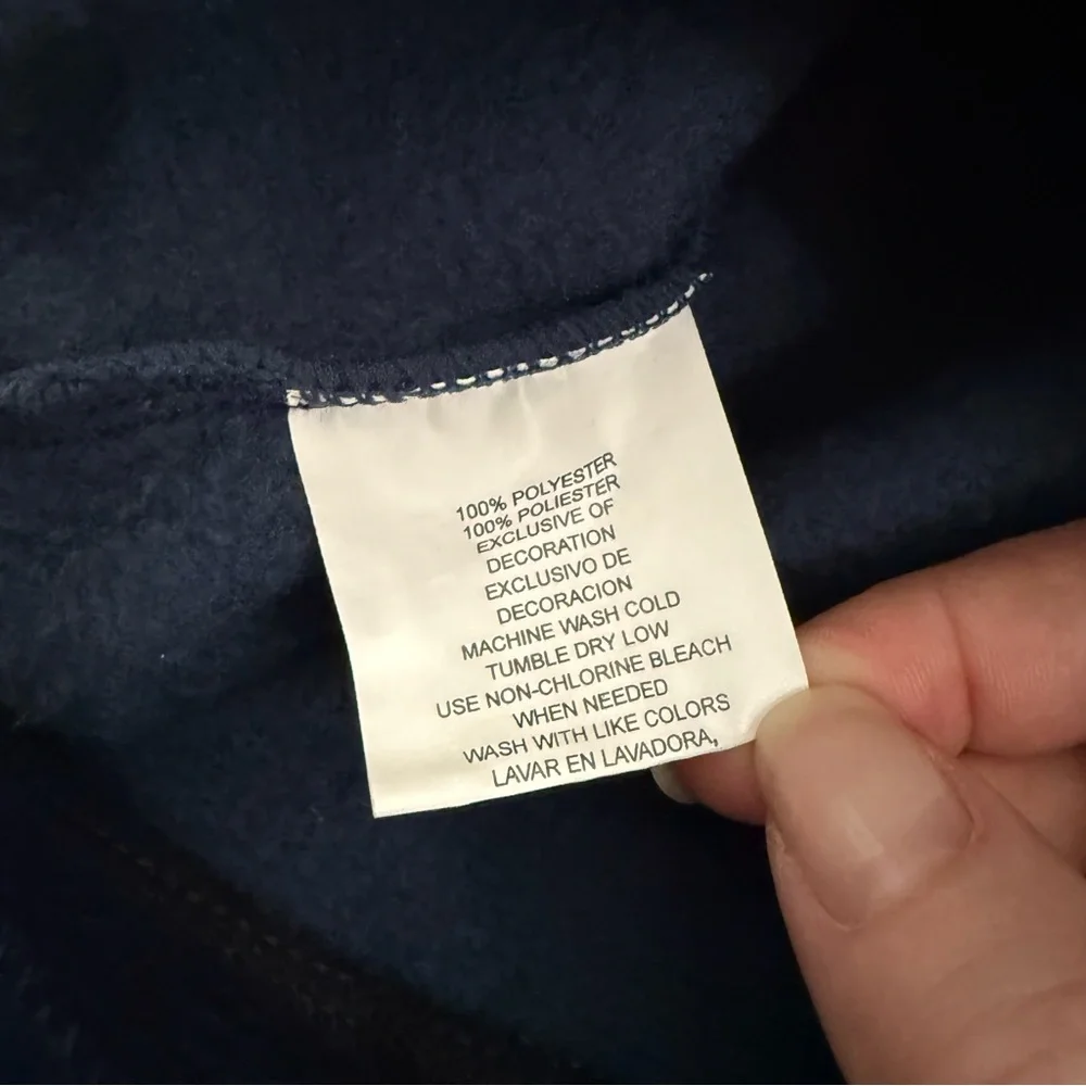 Izod‎ PerformX Navy Fleece Pullover Jacket 24M Classic Fall Layer